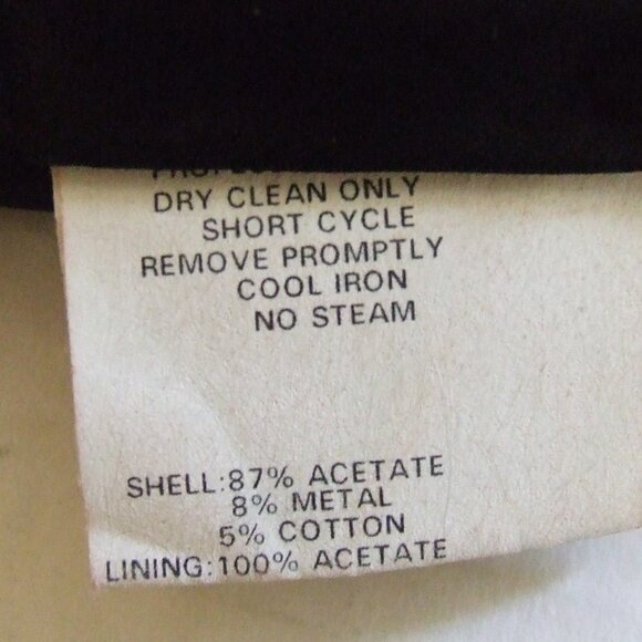 Scott McLintock blouse metallic plus size sleeveless top gold vintage sparkles - Picture 11 of 13